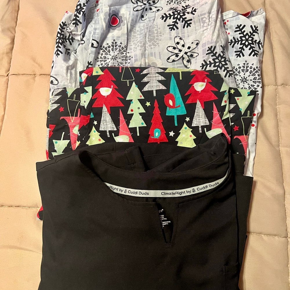Festive Scrub Shirts